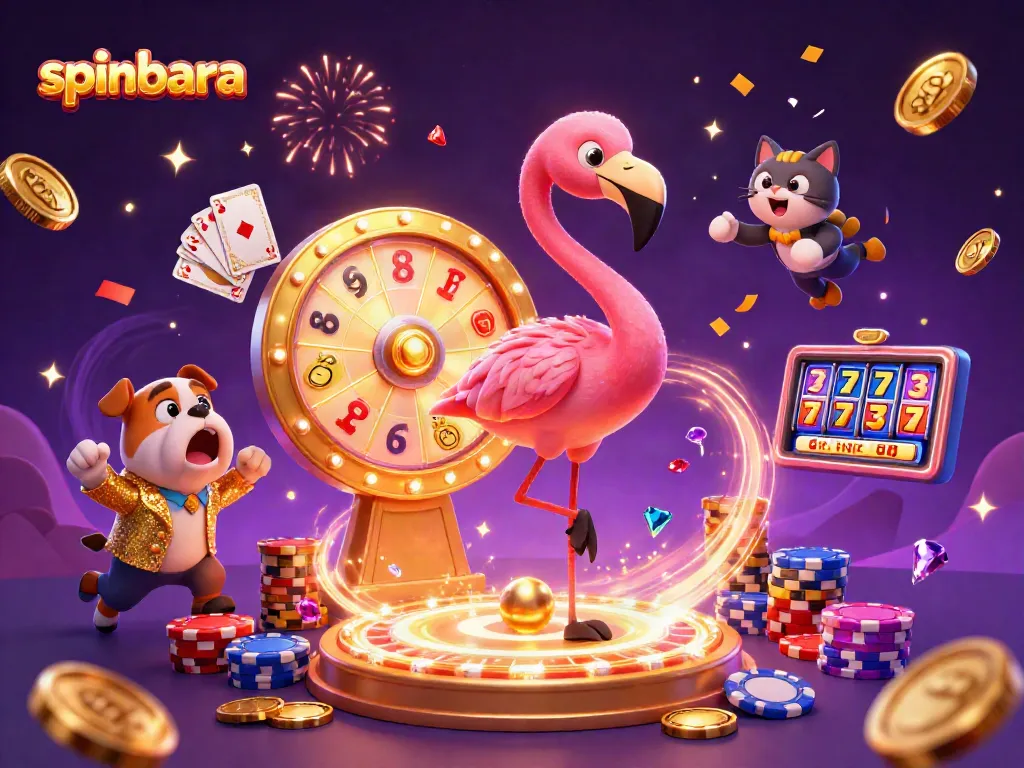 Experience the thrill of Spinbara with our vibrant casino scene, featuring games and excitement!